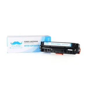 Moustache Remanufactured HP 312A CF381A Cyan Toner Cartridge