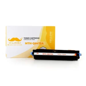 Moustache Remanufactured HP 502A Q6472A Yellow Toner Cartridge