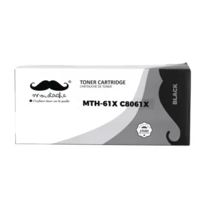 Moustache Remanufactured HP 61X C8061X Black High Yield Toner Cartridge