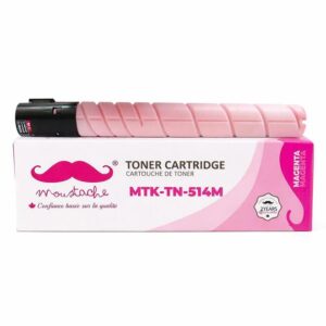 Moustache Remanufactured Konica Minolta TN-514M A9E8330 Magenta Premium Toner Cartridge