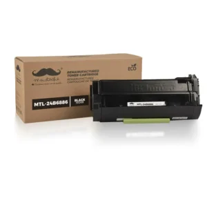 Moustache Remanufactured Lexmark 24B6886 Black Toner Cartridge