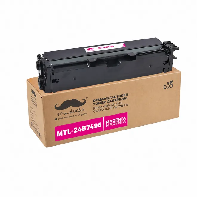 Moustache Remanufactured Lexmark 24B7496 Magenta Toner Cartridge