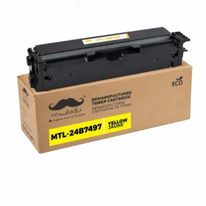 Moustache Remanufactured Lexmark 24B7497 Yellow Toner Cartridge