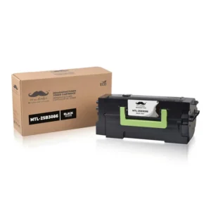 Moustache Remanufactured Lexmark 25B3086 Black Extra High Yield Toner Cartridge