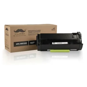 Moustache Remanufactured Lexmark 66S1000 Black Toner Cartridge