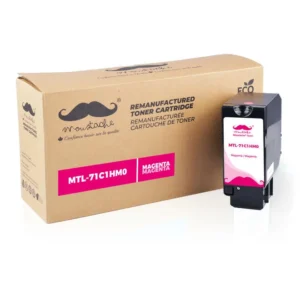 Moustache Remanufactured Lexmark 71C1HM0 Magenta High Yield Toner Cartridge