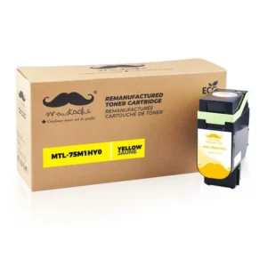 Moustache Remanufactured Lexmark 75M1HY0 Yellow High Yield Toner Cartridge