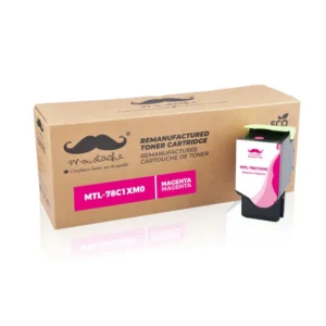 Moustache Remanufactured Lexmark 78C1XM0 Magenta Extra High Yield Toner Cartridge