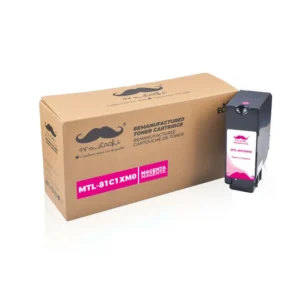 Moustache Remanufactured Lexmark 81C1XM0 Magenta Extra High Yield Toner Cartridge