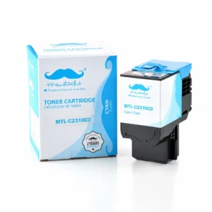 Moustache Remanufactured Lexmark C2310C0 Cyan Toner Cartridge