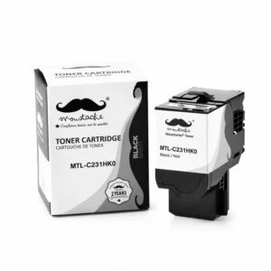 Moustache Remanufactured Lexmark C231HK0 Black High Yield Toner Cartridge