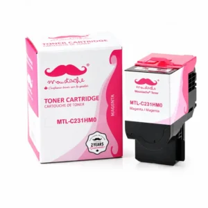 Moustache Remanufactured Lexmark C231HM0 Magenta High Yield Toner Cartridge
