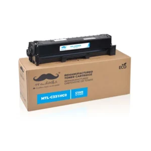 Moustache Remanufactured Lexmark C331HC0 Cyan High Yield Toner Cartridge