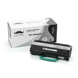 Moustache Remanufactured Lexmark X264H11G Black High Yield Toner Cartridge