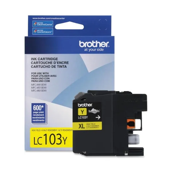 Original Brother LC103YS Yellow Ink