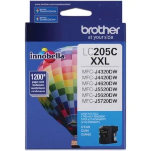 Original Brother LC205C Cyan Extra High Yield Ink