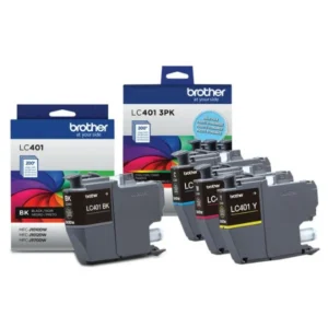 Original Brother LC401 BK/C/M/Y Ink Combo